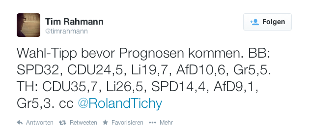 WahlWette Thüringen und Brandenburg