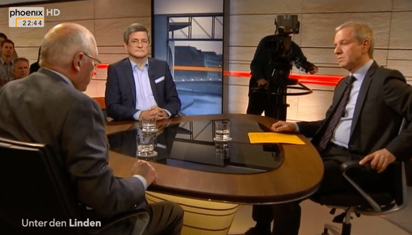 Unter den Linden – Grexit – Sprengstoff für Europa? – 27.04.2015