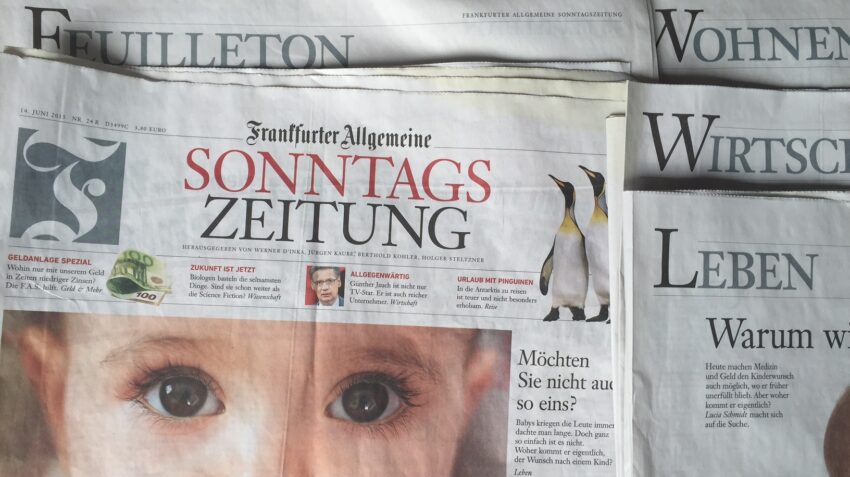 Ihre Design-Kur muss die Frankfurter Allgemeine Sonntagszeitung wohl verlängern