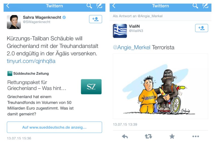 Wagenknecht vergleicht Schäuble mit Taliban-Mördern