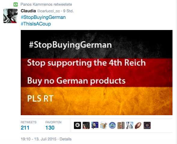 #BoycottGermany – Und zahlst Du nicht willig, so brauch ich Twitter
