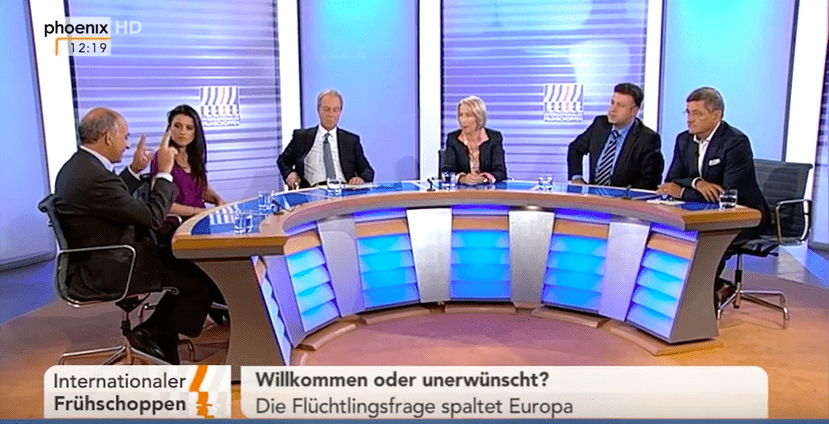 Internationaler Frühschoppen – „Die Flüchtlingsfrage spaltet Europa“ – 23.08.2015