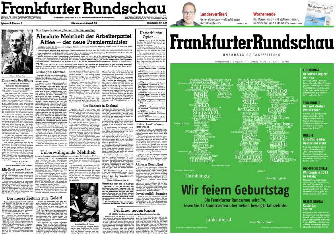 Frankfurter Rundschau – Das gesammelte Schweigen des Geburtstagskinds