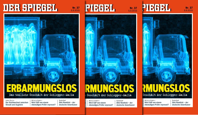 Der Spiegel Nr. 37:  Das tödliche Geschäft der Schlepper-Mafia