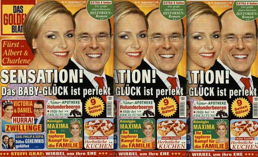 Das Goldene Blatt Nr. 41 – „Sensation! Das Baby-Glück ist perfekt!“