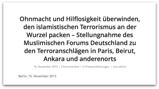 Der Islam muss sich reformieren