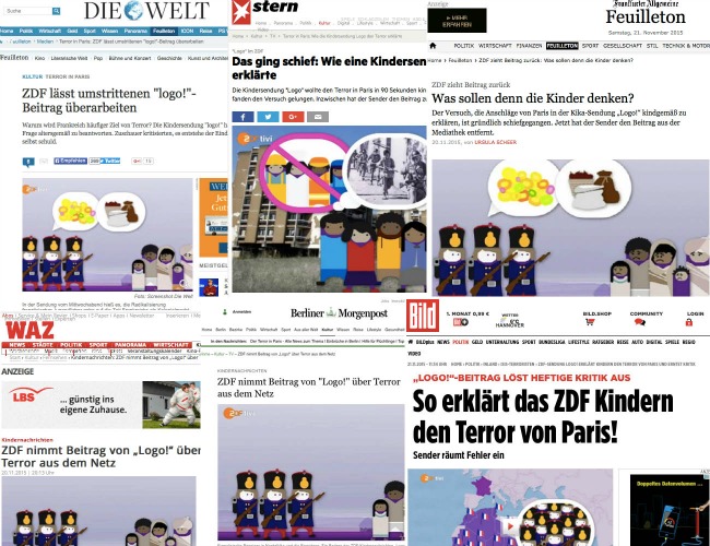 ZDF logo!: Frankreich ist am Terror selbst schuld
