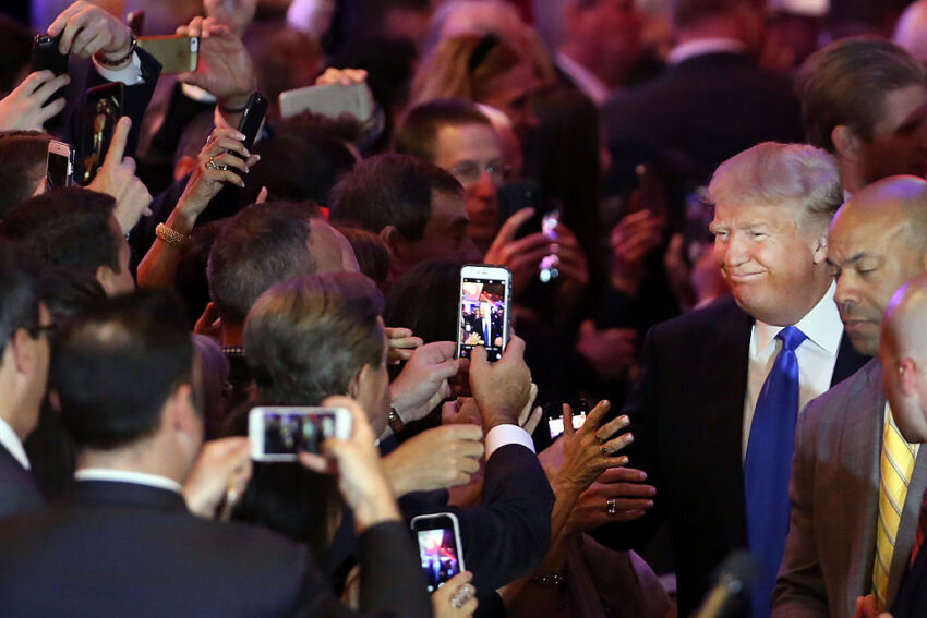 Donald Trump, Feindbild Nr.1