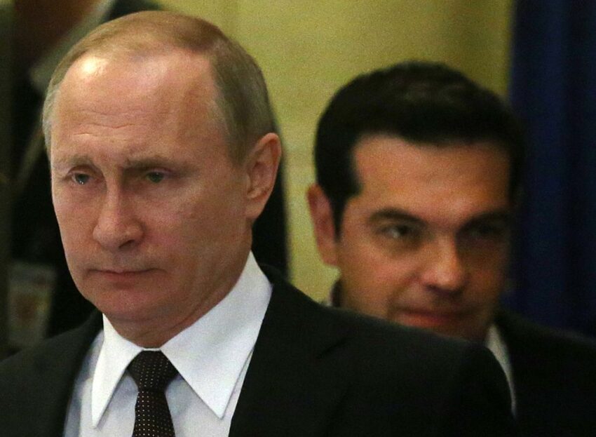 Putin bei Tsipras in Hellas