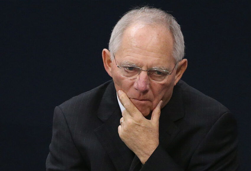 Schäuble: „Geld ist nicht alles.“