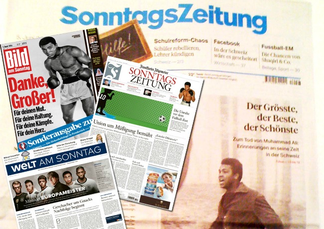 Ein Potpourrie Sonntagszeitungen
