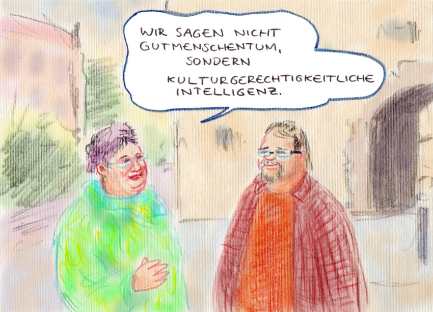 Schere im Kopf