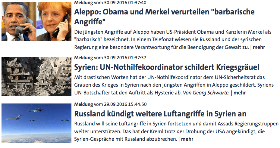 Syrien: Voyeure des Schlachtfeldes