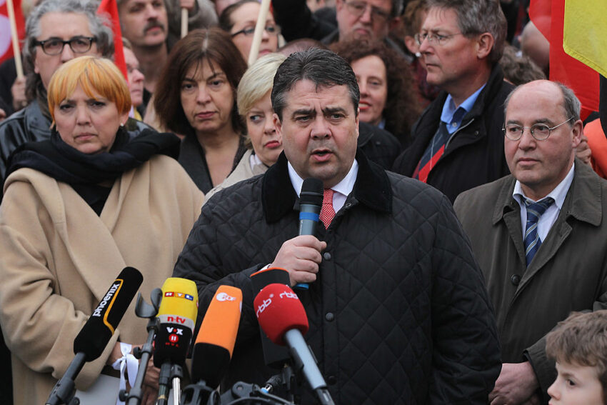 Sigmar Gabriel will nur eines: weg von der Union, hin zur Linken