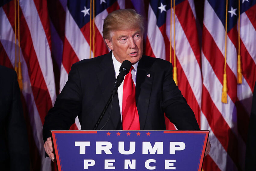 And the next president is Donald Trump