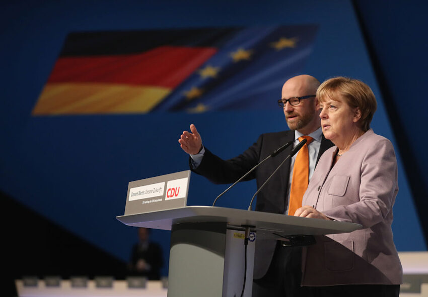 Eine Stimme für Merkel