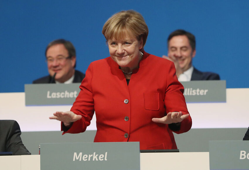Angela Merkel „Schutzheilige der Flüchtlinge“