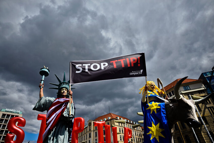 Freihandel – Im selben Boot: Trump, Pegida und Campact