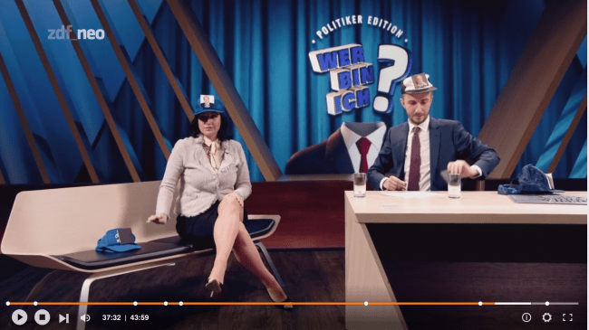 Öffentlich-rechtliches Partyspiel „Wer bin ich?“