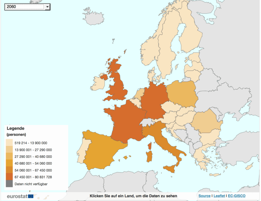Bis 2060: 10,9 Millionen Einwanderer?