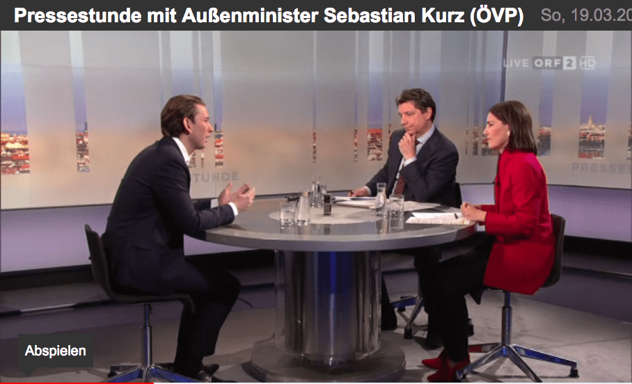 Sebastian Kurz: unaufdringlich bereit