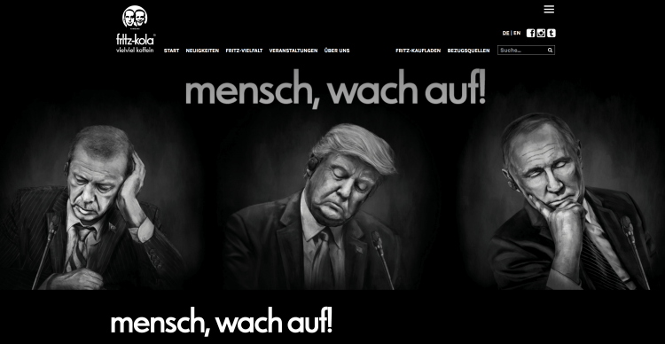 Konsumphilosophie à gogo 9: fritz kola – Der Schlaf der Bösen