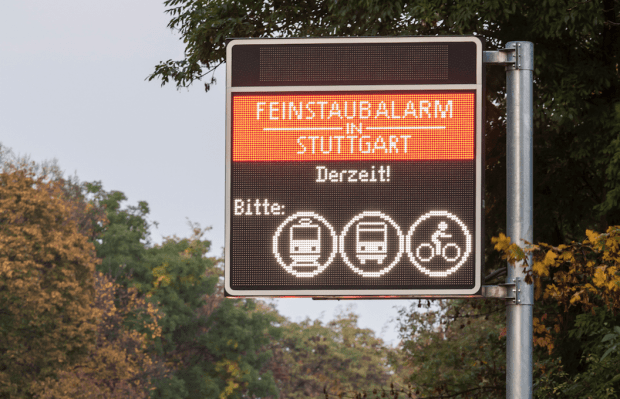 Diesel-Autos droht Fahrverbot in Stuttgart