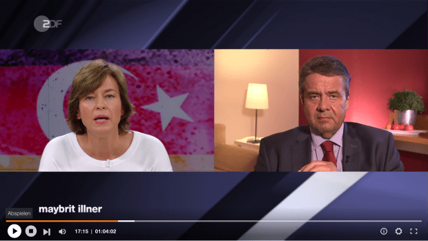 Bei Maybrit Illner: Siggi haut auf die Pauke!