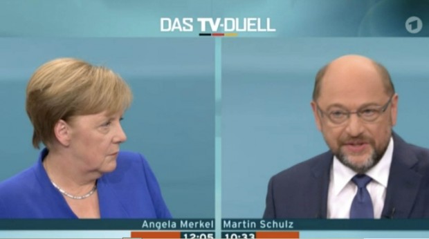 TV-Duell Merkel-Schulz – „Eigentlich ist es wurscht, wer es macht.“