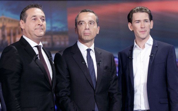 Kurz, Strache, Kern – Österreich wählt