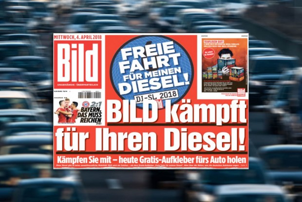 Auch die BILD fährt jetzt Diesel