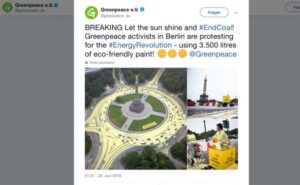Greenpeace, Fahrverbote etc – Fragwürdige Aktionen für den „Klimaschutz“