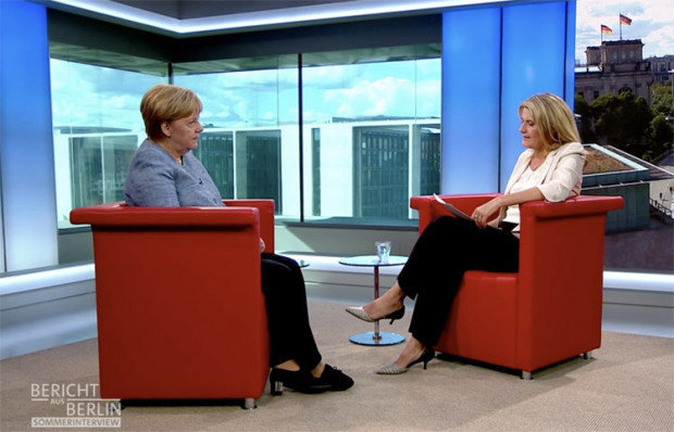 ARD-Sommerinterview: Merkel will Europa-Kanzlerin sein und ist genau daran gescheitert
