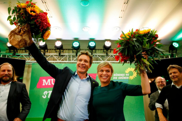 Die Grünen als Rote allein zuhaus‘