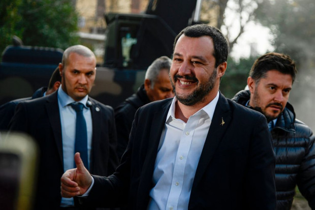 Ein Fingerzeig: Die Lega von Salvini stärkste Partei