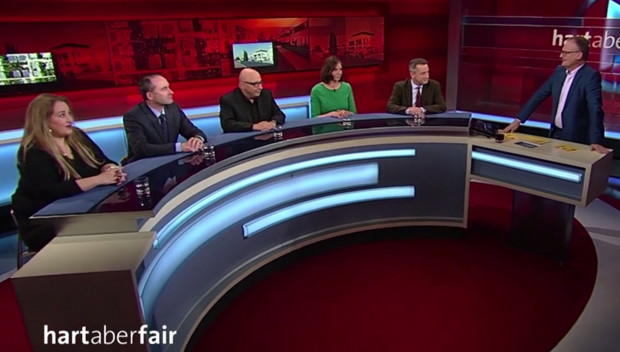 Hart aber fair: Deutsche Heimat zu Gast und gleich wieder heimgefahren