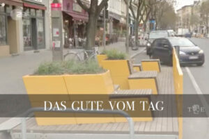 Protest-Parklet gegen den Mietenwahnsinn