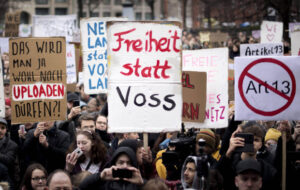 #Artikel13-Demos in Berlin, Frankfurt, Köln, München und Stuttgart