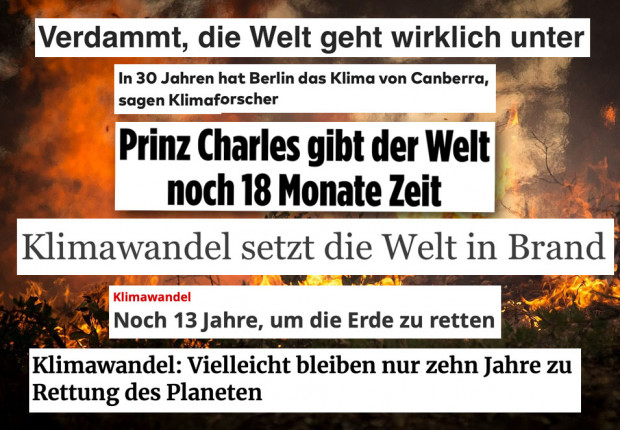 Medien: »Klimawandel setzt die Welt in Brand«