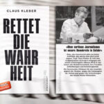 Claus Kleber sollte neu gelesen werden