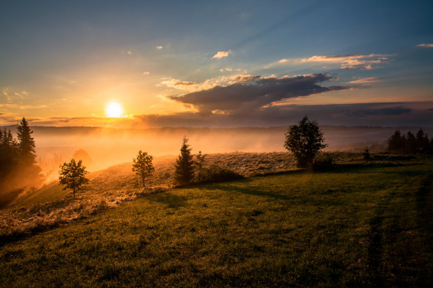 Auch heute Morgen ging die Sonne wieder auf: die gute Nachricht zu Beginn des Neuen Jahres