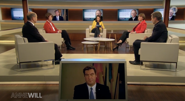Bei Anne Will: Söder spielt den Habeck