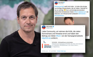 Deutsche Forschungsgemeinschaft löscht Beitrag von Dieter Nuhr