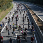 Autobahnausbau: Die Grünen demonstrieren gegen ihr eigenes Vorhaben