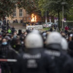 Nach der Räumung von Liebig 34 die Ausschreitungen dagegen