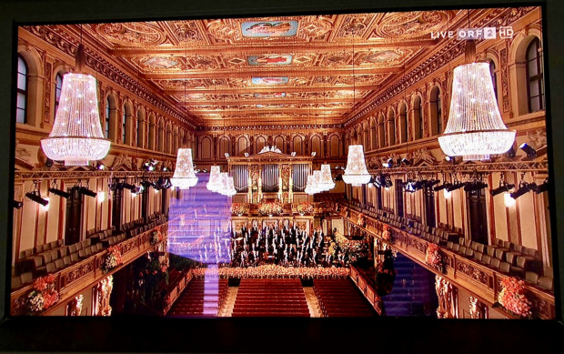Neujahrskonzert der Wiener Philharmoniker im leeren Saal