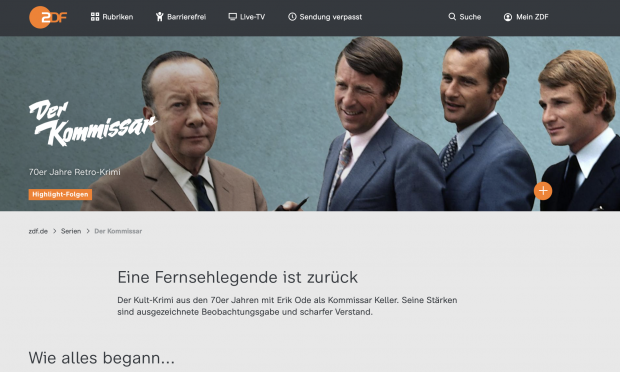 ÖRR: Filmischer Melissengeist für das ältere Publikum oder clever gestellte Fußangel für Ewiggestrige?