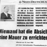 Vor 60 Jahren wurde der „antifaschistische“ Schutzwall gebaut