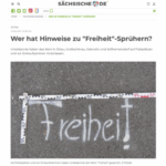 Freiheit wird strafbar