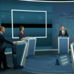 Das Wahl-Triell: Die brüchige Fassade des Olaf Scholz